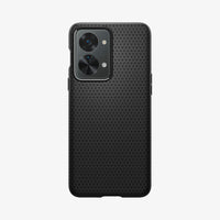 ACS05246 - OnePlus Nord 2T 5G Liquid Air Case in Matte Black showing the back